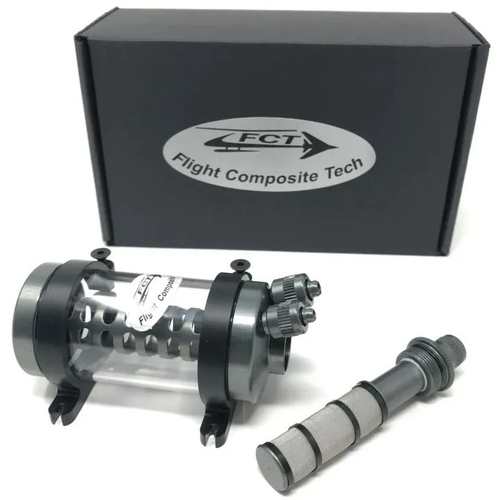 Cylinder UAT, 100ml Air Trap, By Flight Composite Tech 3 Cylinder UAT, 100ml Air Trap, By Flight Composite Tech