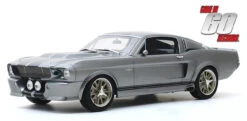 1/12 Greenlight Bespoke Collection - Gone In Sixty Seconds Gone In 60 Seconds - 1967 Ford Mustang Eleanor Grey Resin Car Model