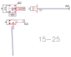 E-flite 15-25 Tricycle Electric Retracts -Best Toy Car 15 25 main