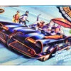 Skill 2 Model Kit 1966 Batmobile "Bad Guy Getaway Edition" With Penguin And Catwoman Figures "Batman" (1966-1968) TV Series 1/25 Scale Model By Polar Lights -Best Toy Car 1 20891.1684584375