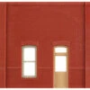 Woodland Scenics DPM 30131 HO Scale Street Level Wall Sections - Rectangle Entry Door 4-Pack