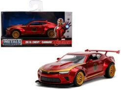 1/32 Jada 2016 Chevrolet Camaro "Iron Man" Theme "Marvel" Series Diecast Car Model