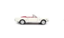 1964 1/2 Ford Mustang Convertible White With Red Interior James Bond 007 "Goldfinger" (1964) Movie "James Bond Collection" Series 1/24 Diecast Model Car By Motormax -Best Toy Car 330 1 10851.1663139349