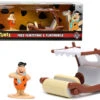 1/32 Jada Flintmobile With Fred Flintstone Diecast Figurine "The Flintstones" "Hollywood Rides" Series Car Model -Best Toy Car 33382 26798.1654092827.800.600 70653.1654661756