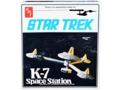 Skill 2 Model Kit K-7 Space Station "Star Trek" (1966-1969) TV Series 1/7600 Scale Model By AMT