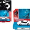 1976 Lotus Esprit S1 White With Collectible Tin Display "007" (James Bond) "The Spy Who Loved Me" (1977) Movie (10th In The James Bond Series) 1/64 Diecast Model Car By Johnny Lightning -Best Toy Car 427 87914.1613651429