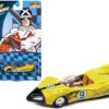 Racer X's Shooting Star (Raced Version) "Speed Racer" (1967) TV Series "Pop Culture" 2022 Release 2 1/64 Diecast Model Car By Johnny Lightning
