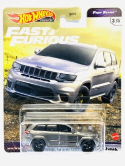 1/64 Hot Wheels Hot Wheels Jeep Grand Cherokee Trackhawk Fast And Furious Car Model