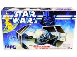 Skill 2 Model Kit Darth Vader's Tie Fighter "Star Wars: Episode IV – A New Hope" (1977) Movie By MPC