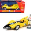 Auto World Shooting Star #9 Yellow And Racer X Figurine "Speed Racer" Anime Series 1/18 Diecast Model Car By Autoworld -Best Toy Car 854 87830.1615122775