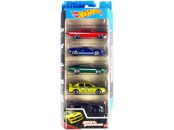 "Fast & Furious" Movies 5 Piece Set Diecast Model Cars By Hot Wheels