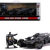 2017 Batmobile With Diecast Batman Figurine "Justice League" (2017) Movie "DC Comics" "Hollywood Rides" Series 1/32 Diecast Model Car By Jada -Best Toy Car 988 48299.1611409647