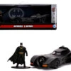 1989 Batmobile With Diecast Batman Figurine "Batman" (1989) Movie "DC Comics" "Hollywood Rides" Series 1/32 Diecast Model Car By Jada -Best Toy Car 990 31531.1611468666