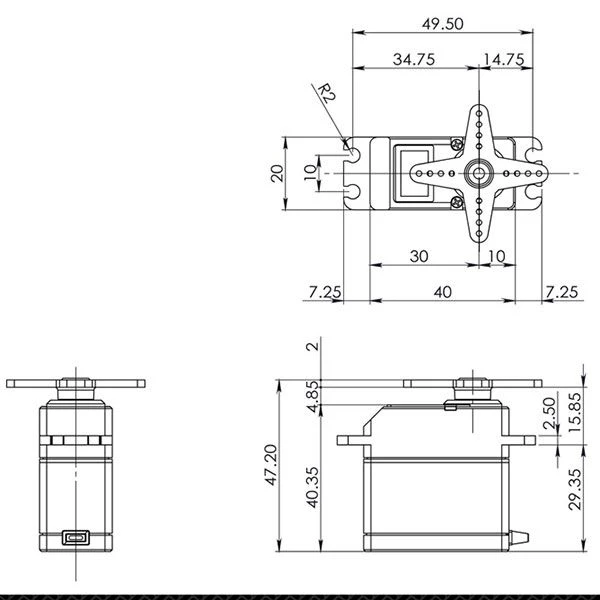 Mks DS9910 XJ High Torque Digital Servo 4 Mks DS9910 XJ High Torque Digital Servo - Image 2