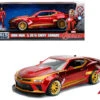 1/24 Jada 2016 Chevrolet Camaro With Iron Man Diecast Figure "Marvel" Series Diecast Car Model 2 1/24 Jada 2016 Chevrolet Camaro With Iron Man Diecast Figure "Marvel" Series Diecast Car Model -Best Toy Car 99724 15126.1533245137.800.600 50636.1654275621