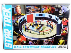 Skill 2 Model Kit U.S.S. Enterprise Command Bridge Set "Star Trek" (1966-1969) TV Show 1/32 Scale Model By AMT