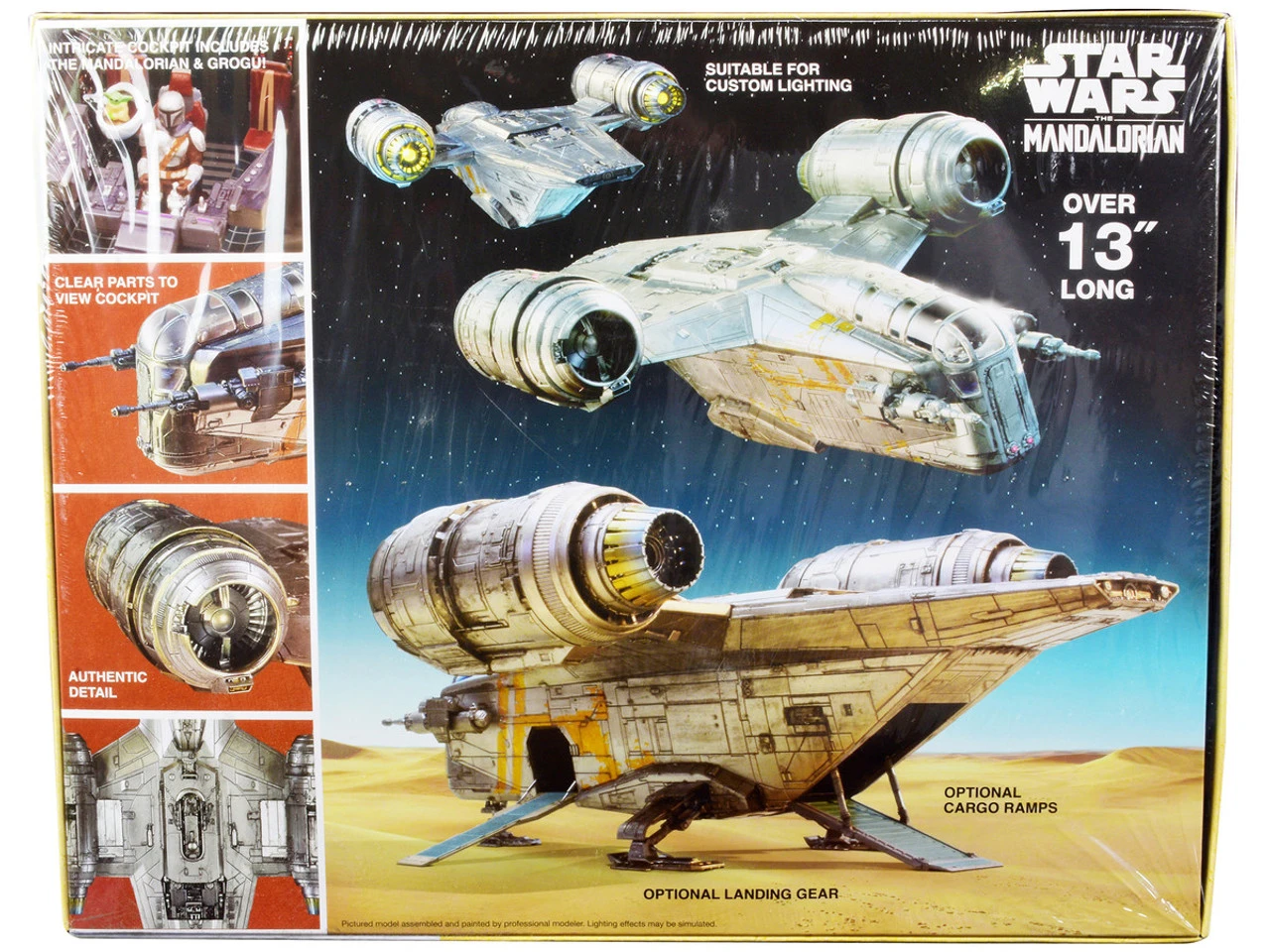 Skill 2 Model Kit Razor Crest Spaceship "Star Wars: The Mandalorian" 1/72 Scale Model By AMT 4 Skill 2 Model Kit Razor Crest Spaceship "Star Wars: The Mandalorian" 1/72 Scale Model By AMT - Image 2