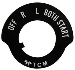 Ignition Switch Faceplate, For BDX 10-357200-1