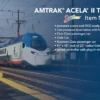 Bachmann Spectrum 01206 HO Scale Amtrak Acela II StarterTrain Set 1 Bachmann Spectrum 01206 HO Scale Amtrak Acela II StarterTrain Set -Best Toy Car Bachmann 01206 Acela ii model train set