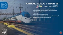 Bachmann Spectrum 01206 HO Scale Amtrak Acela II StarterTrain Set