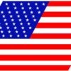 Decal US Flag, 12" X 25.2" Slanted Left Or Right -Best Toy Car MDY FG003 1