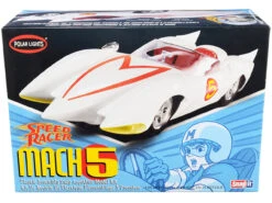 Skill 2 Snap Model Kit Speed Racer Mach 5 1/25 Scale Model By Polar Lights