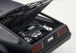 1/18 AUTOart Delorean DMC-12 DMC12 (Matte Black) Car Model -Best Toy Car QQ20190221203150 56502.1550810050