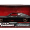 Dom's 1968 Dodge Charger Widebody Matt Black "Fast & Furious 9 F9" (2021) Movie 1/24 Diecast Model Car By Jada