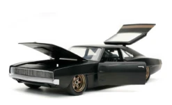 Dom's 1968 Dodge Charger Widebody Matt Black "Fast & Furious 9 F9" (2021) Movie 1/24 Diecast Model Car By Jada -Best Toy Car QQ20210227094253 22504.1651419476