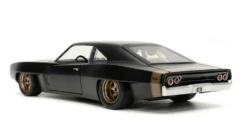 Dom's 1968 Dodge Charger Widebody Matt Black "Fast & Furious 9 F9" (2021) Movie 1/24 Diecast Model Car By Jada -Best Toy Car QQ20210227094314 04819.1651419476