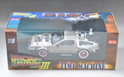 1/18 Sunstar DeLorean DMC-12 DMC12 Back To The Future III With Red Wheels Diecast Car Model -Best Toy Car QQ20210502205315 93097.1654876131