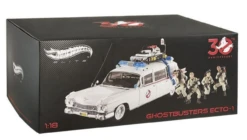1/18 Hotwheels Hot Wheels Elite 1959 Cadillac Ambulance Ecto-1 From "Ghostbusters 1" Movie 30th Anniversary With 4 Figures Diecast Car Model -Best Toy Car QQ20211119210456 14016.1637384802