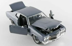 1/24 Jada Dom's Chevrolet Chevelle SS Fast And Furious (Matte Grey) Diecast Car Model -Best Toy Car QQ20220510134210 12917.1652215607
