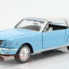 1964 1/2 Ford Mustang Light Blue With White Top James Bond 007 "Thunderball" (1965) Movie "James Bond Collection" Series 1/24 Diecast Model Car By Motormax -Best Toy Car QQ20220712125543 76024.1657655816