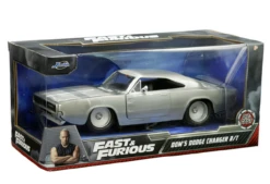 1/24 Jada Dom's Dodge Charger R/T Out The Movie Fast And Furious 7 Diecast Car Model