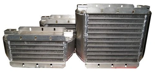 Oil Cooler, Cessna HE Series, 10 Row, 6" Long Core 3 Oil Cooler, Cessna HE Series, 10 Row, 6" Long Core