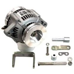 Alternator Kit, 60A, 12V, Belt Drive, With Mounting Hardware, FAA-PMA, + $200 Core (Applied In Cart)