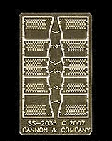 Cannon & Company 2035 HO Scale Photo-Etched Brass Engine Step Set For Athearn SD40-2