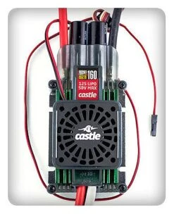 Castle Creations Phoenix Edge HVF-160, 50V 160-Amp High Voltage ESC With Fan