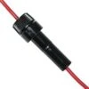 In-line Fuse Holder, Phenolic Body With Bayonet Knob, Supplied With 15" Loop Of 14 Gauge Wire