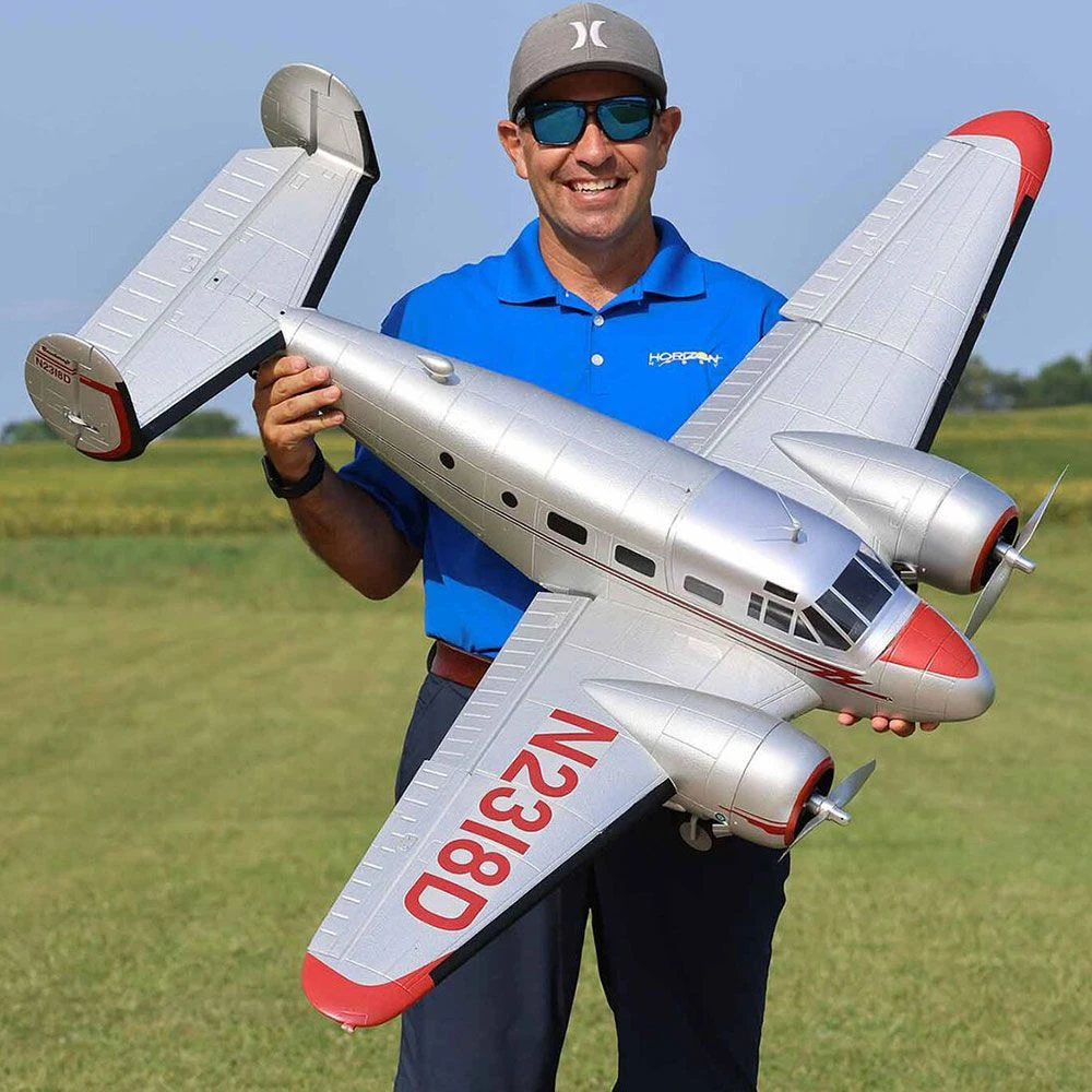 E-Flite Beechcraft D18 1.5m PNP Electric Airplane 9 E-Flite Beechcraft D18 1.5m PNP Electric Airplane - Image 7