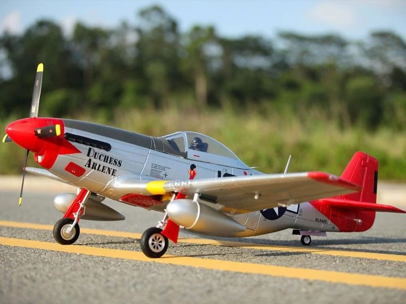 P-51D V8 Red Tail 1450mm PNP 3 P-51D V8 Red Tail 1450mm PNP