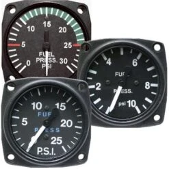 Mechanical Fuel Pressure Gauge, 2 1/4" 0-50 Psi