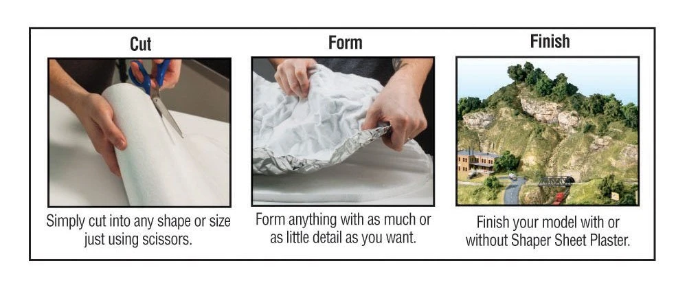 Woodland Scenics C1178 Shaper Sheet, 9" X 72" 4 Woodland Scenics C1178 Shaper Sheet, 9" X 72" - Image 2