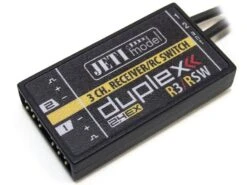 Jeti USA Duplex R3/RSW 2.4GHz Receiver & Switch With Telemetry