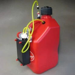 Red Gasoline Tank, With Electric Pump & VR, 5 Gallon, By Jersey Modeler