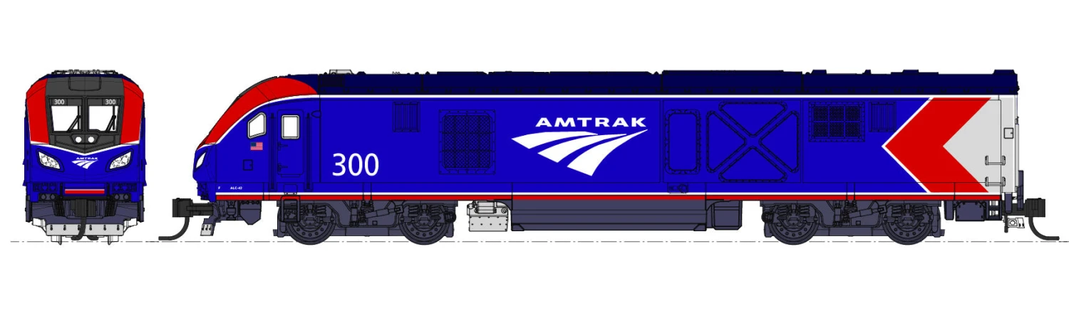 Kato 176-6052S N Scale Siemens ALC-42 Charger Locomotive Amtrak Phase VI 303 DCC And Sound 4 Kato 176-6052S N Scale Siemens ALC-42 Charger Locomotive Amtrak Phase VI 303 DCC And Sound - Image 2