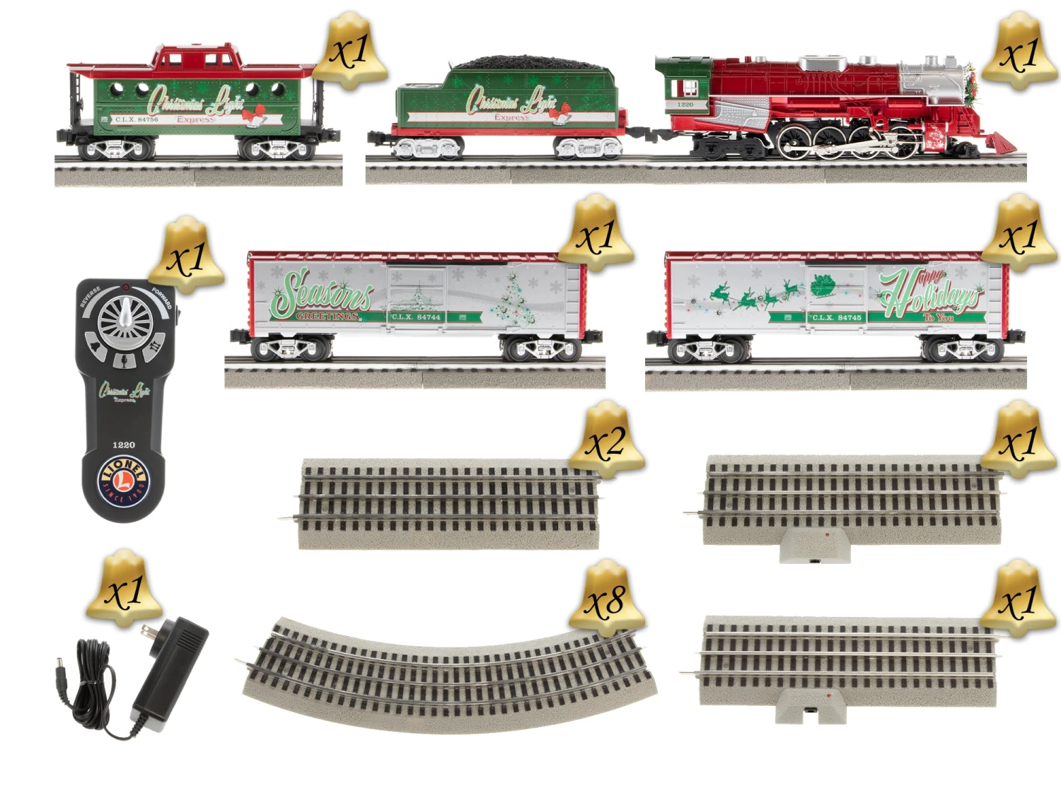 Lionel 2123100 O Gauge Christmas Light Express Train Set With Bluetooth 5.0 9 Lionel 2123100 O Gauge Christmas Light Express Train Set With Bluetooth 5.0 - Image 7