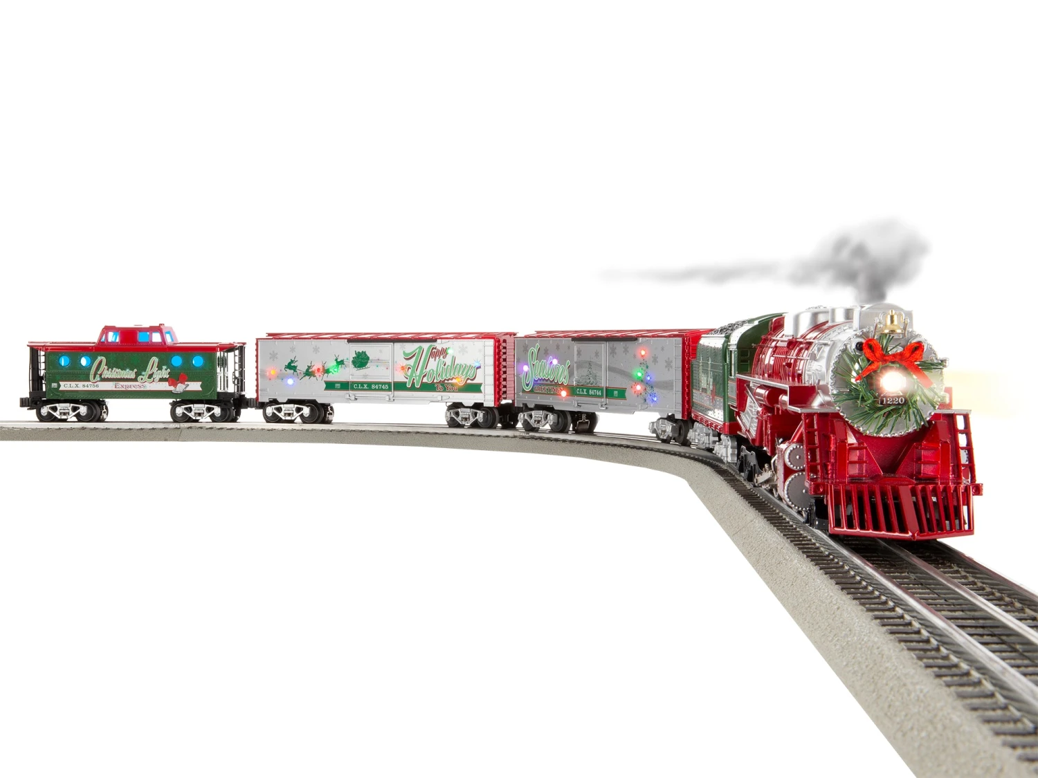 Lionel 2123100 O Gauge Christmas Light Express Train Set With Bluetooth 5.0 3 Lionel 2123100 O Gauge Christmas Light Express Train Set With Bluetooth 5.0