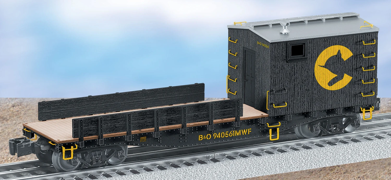 Lionel 6-29833 O Gauge Chessie System Boom Car With TMCC Command Control - NOS 3 Lionel 6-29833 O Gauge Chessie System Boom Car With TMCC Command Control - NOS